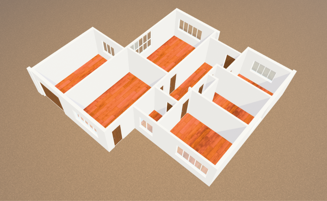 Three-dimensional layout concept